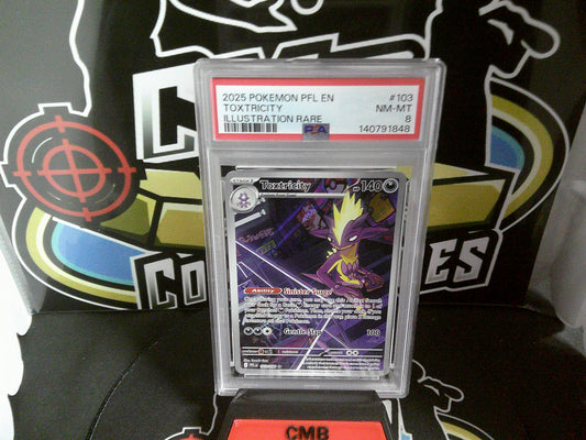 2025 Pokemon PFL EN - Toxtricity - PSA 8.