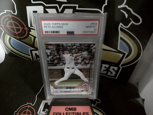 2025 TOPPS NOW PETE ALONSO. PSA 10 - #553