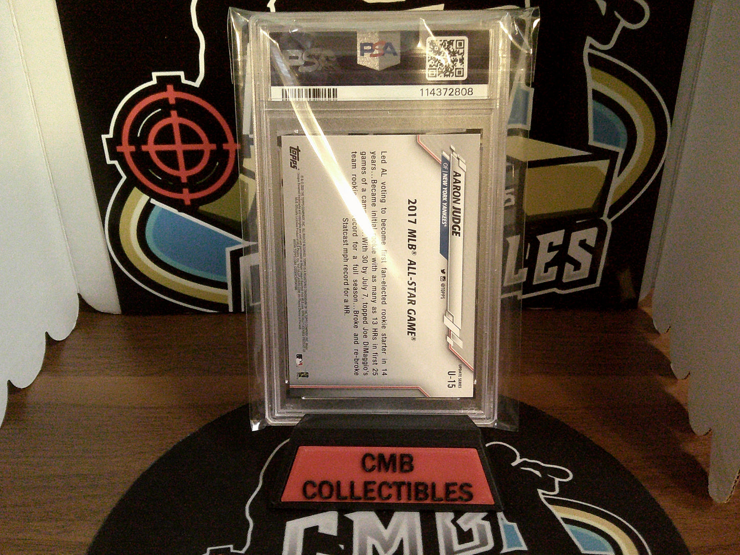 2020 Topps Update Aaron Judge #U15 PSA 9