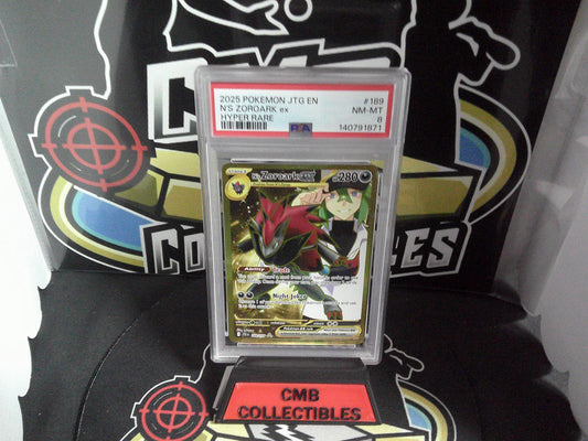 2025 Pokemon JTG EN - N's Zoroark EX - PSA 8.