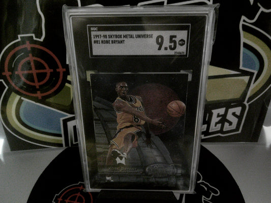 1997-98 Skybox Metal Universe #81 Kobe Bryant - SGC 9.5 MT+