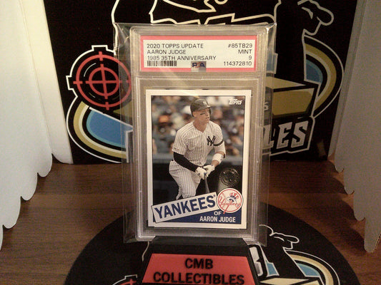 2020 Topps Update Aaron Judge #85TB29 1985 35th Anniversary PSA 9
