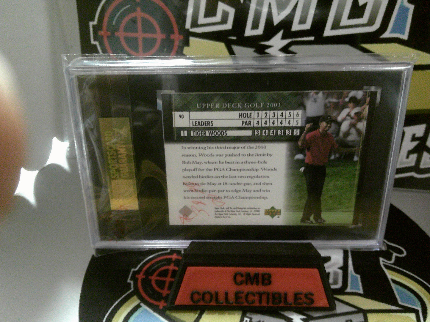 2001 Upper Deck #90 Tiger Woods - SGC 92 NM/MT + 8.5
