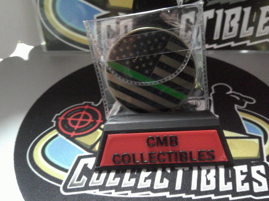 AFL Challenge Coin - GREEN FLAG GLOCK