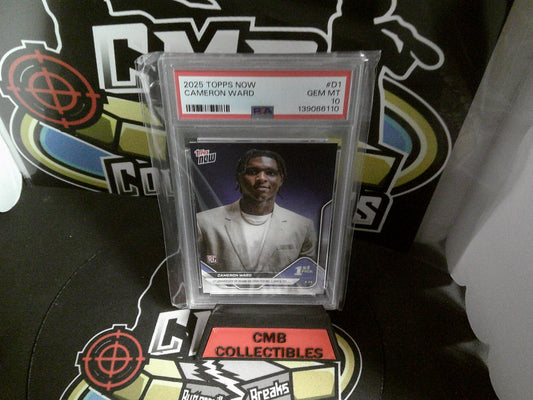 2024 BOWMAN U NOW Cam Ward # D1 PSA 10