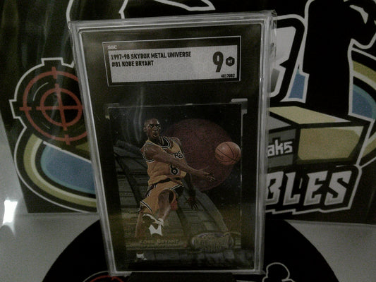 1997-98 Skybox Metal Universe #81 Kobe Bryant - SGC 9 MT