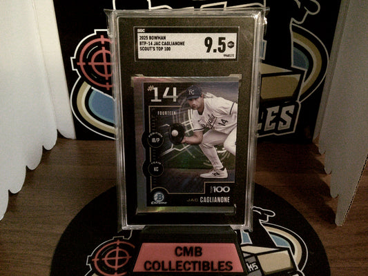 2025 Bowman BTP-14 Jac Caglianone Scout's Top 10 SGC 9.5