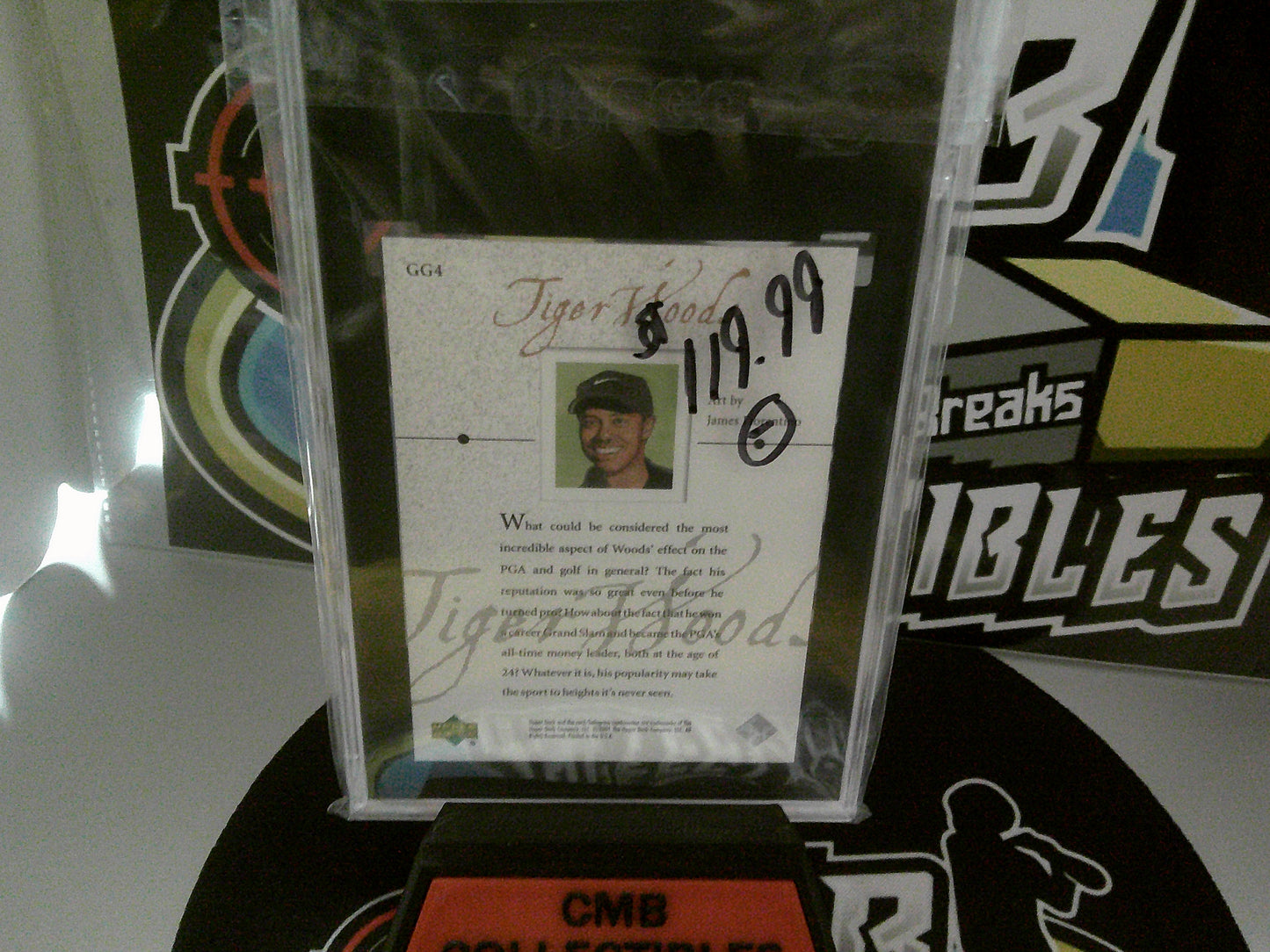 2001 Upper Deck #GG4 Tiger Woods Golf Gallery - SGC 10 GM