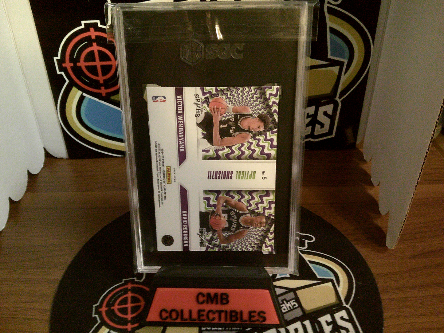 2024-25 Donruss Optic #5 Wembanyama/Robinson Optical Illusions SGC 10