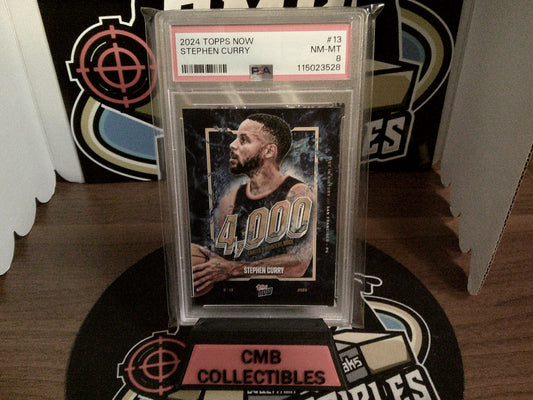 2024 Topps Now Stephen Curry #13 PSA 8