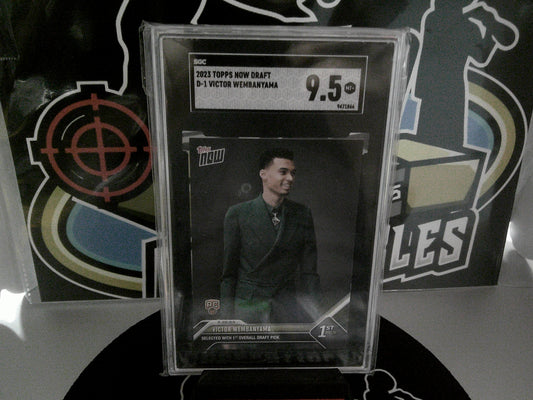 2023 Topps Now Draft D-1 Victor Wembanyama SGC 9.5