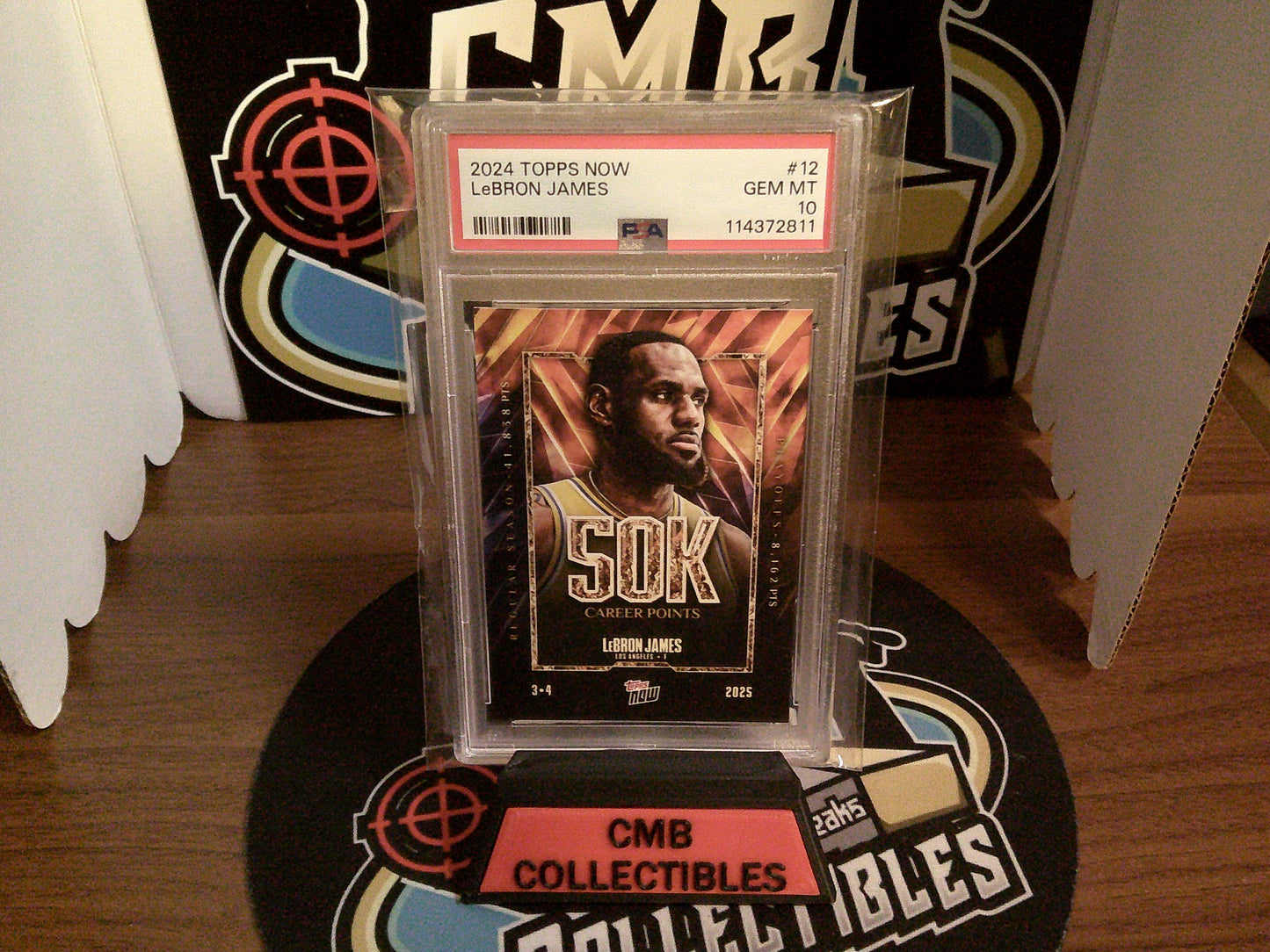 2024 Topps Now LeBron James #12 PSA 10