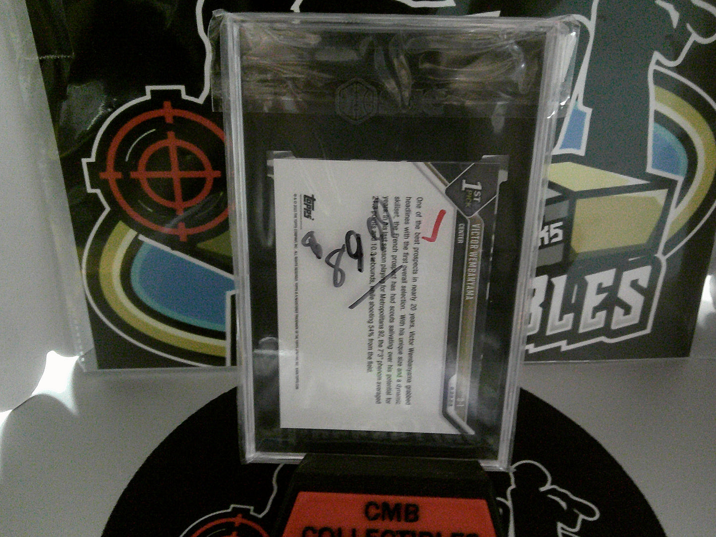 2023 Topps Now Draft D-1 Victor Wembanyama SGC 9.5