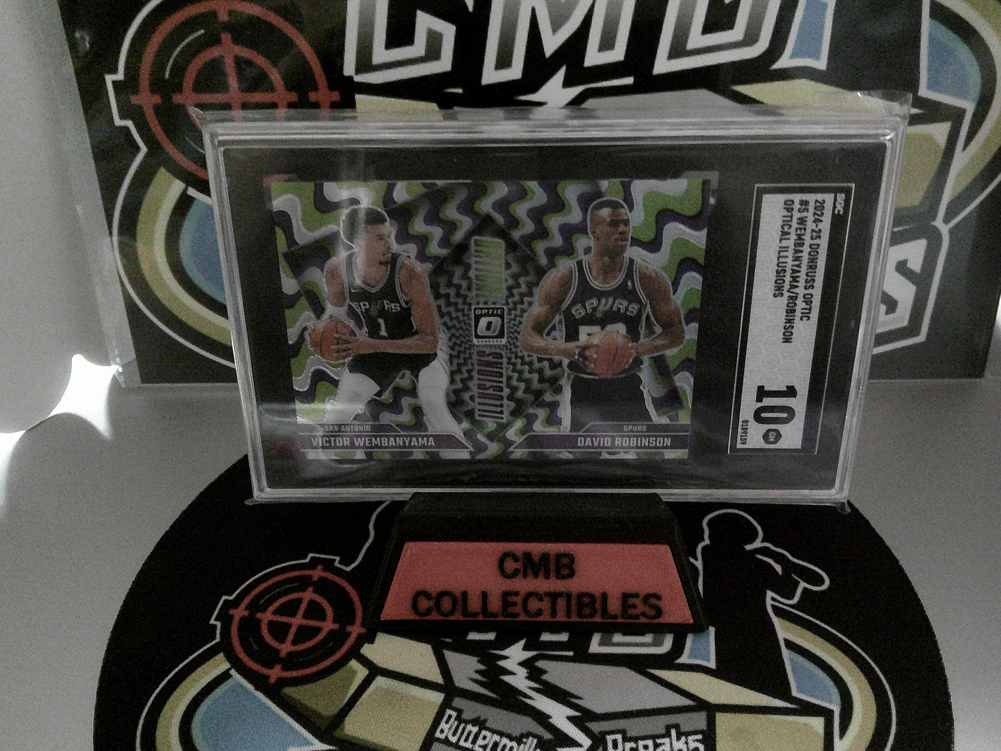 2024-25 Donruss Optic #5 Wembanyama/Robinson - SGC 10 GM