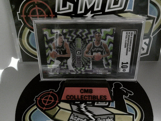 2024-25 Donruss Optic #5 Wembanyama/Robinson - SGC 10 GM