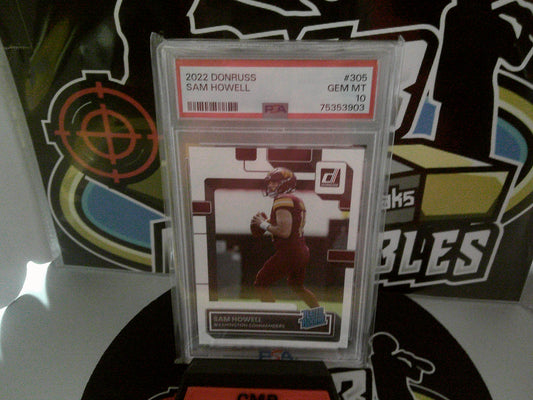 2022 Donruss #305 Sam Howell - PSA 10 GEM MT