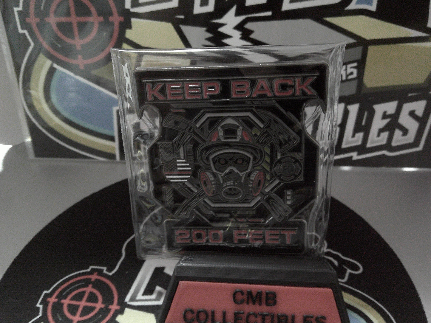 AFL Challenge Coin - KEEP BACK 200 FEET