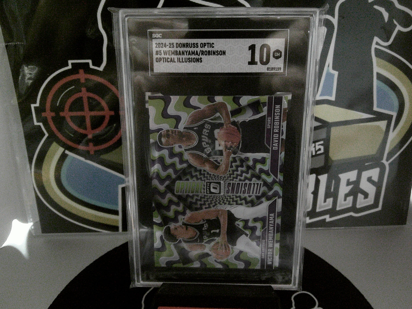2024-25 Donruss Optic #5 Wembanyama/Robinson - SGC 10 GM