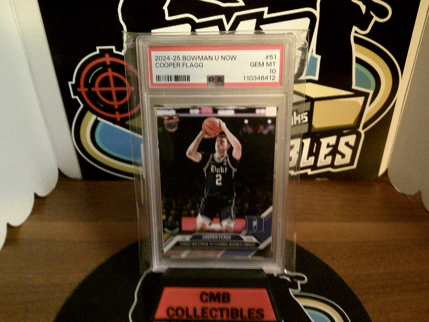 2024-25 Bowman U Now Cooper Flagg #51 PSA 10