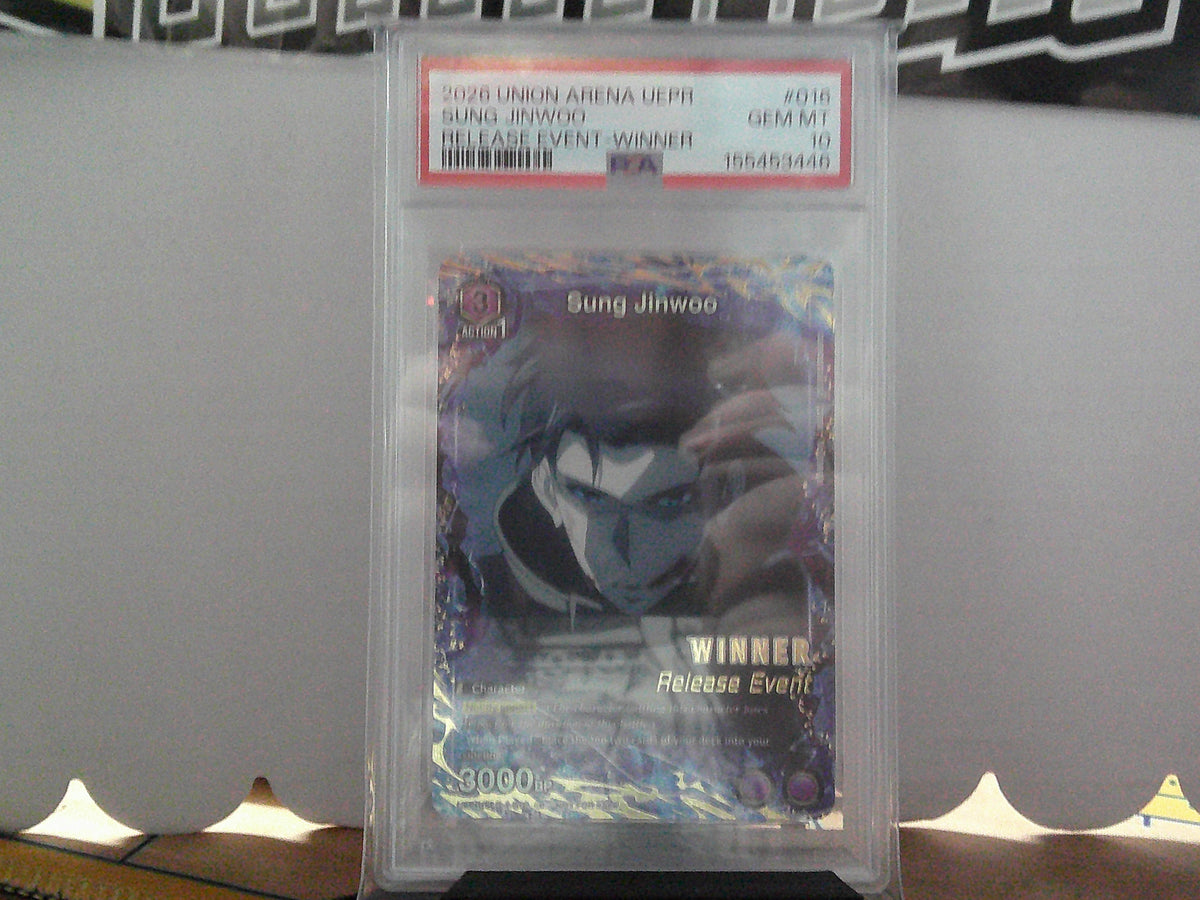 UNION ARENA SUNG JINWOO WINNER PSA 10