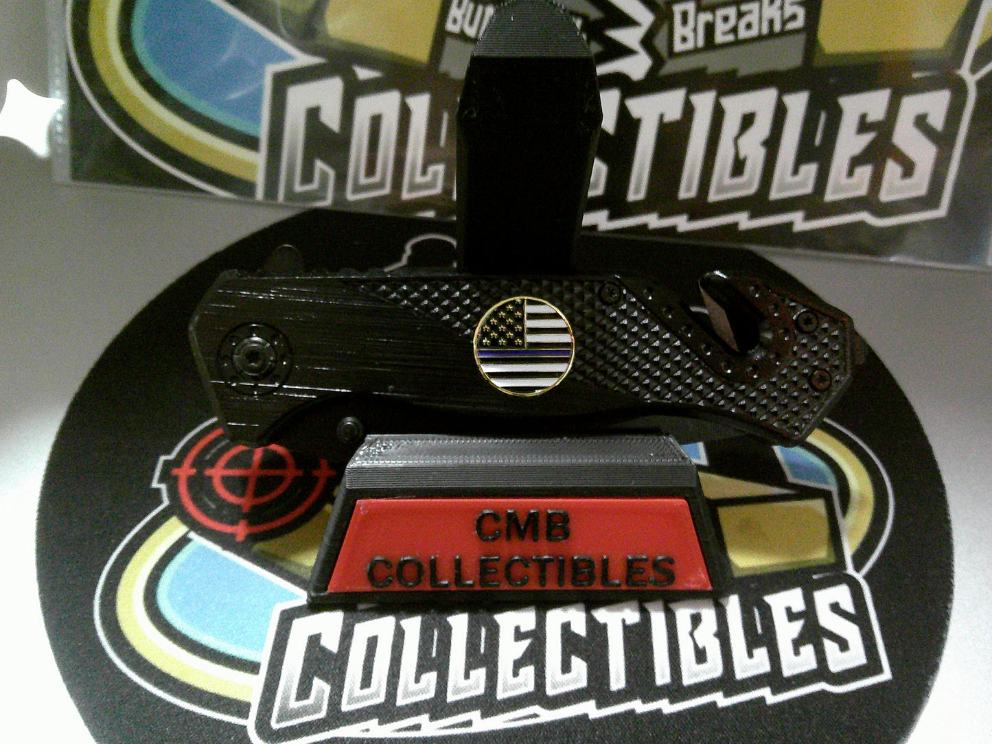 AFL Challenge Coin - BLUE FLAG KNIFE