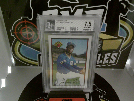 1989 Bowman #220 Ken Griffey Jr. Beckett 7.5 Near Mint+