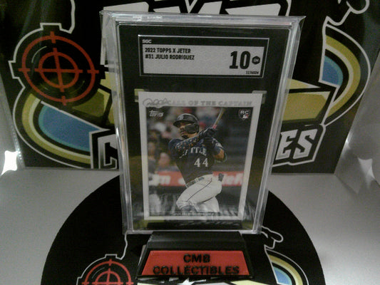 2022 Topps X Jeter - #31 Julio Rodriguez - SGC 10 GM