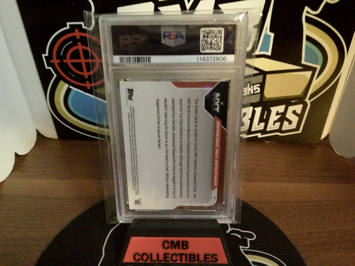 2025 Topps Now WWE Grace/Giulia/Vaquer #21 PSA 10