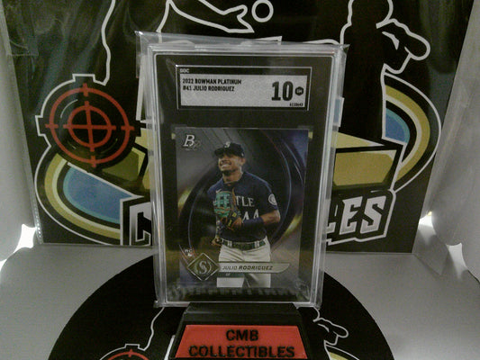 2022 Bowman Platinum #41 Julio Rodriguez - SGC 10 GM