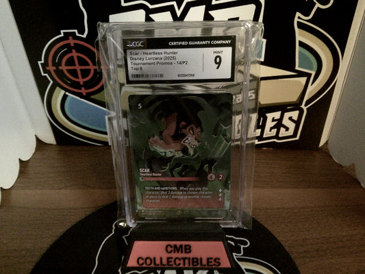 Scar - Heartless Hunter Disney Lorcana (2025) Tournament Promos 14/P2 Top 8 CGC 9