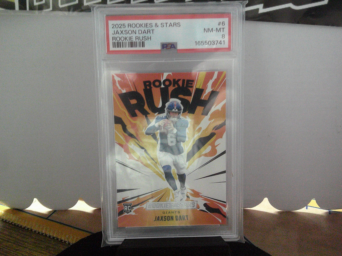 2025 ROOKIES & STARS JAXSON DART PSA 8