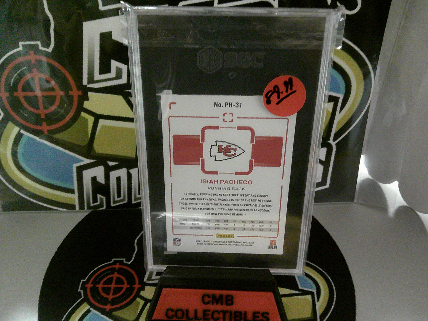 2022 Panini Chronicles PH-13 Isiah Pacheco - SGC 10 GM