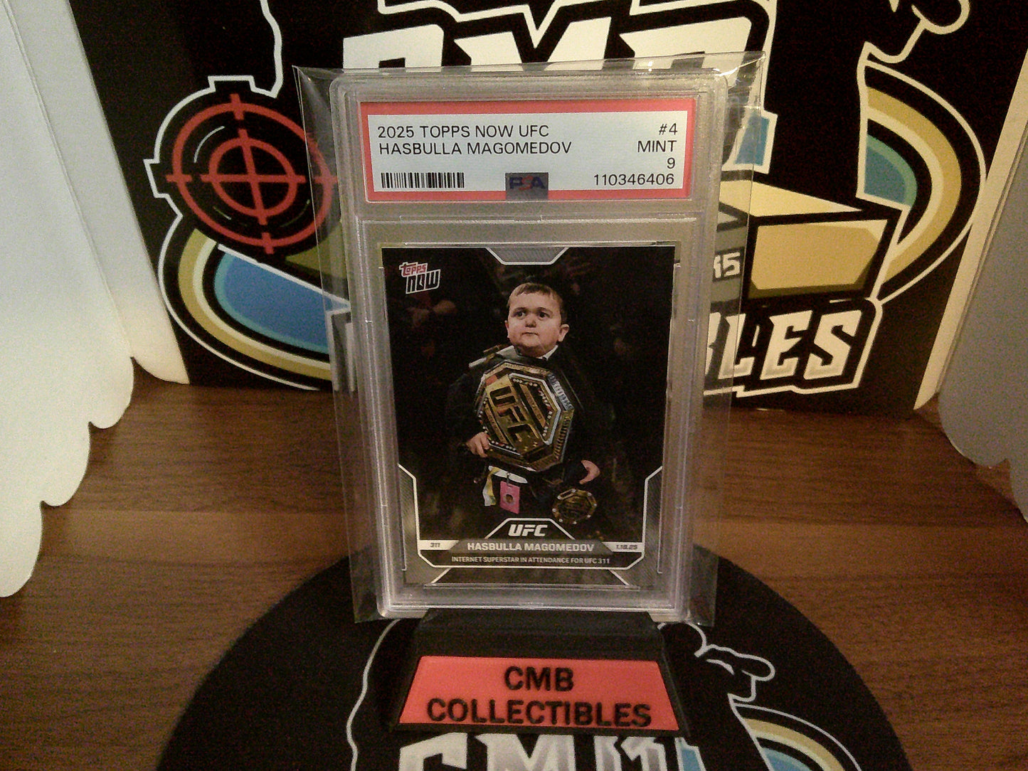 2025 Topps Now UFC Hasbulla Magomedov #4 PSA 9