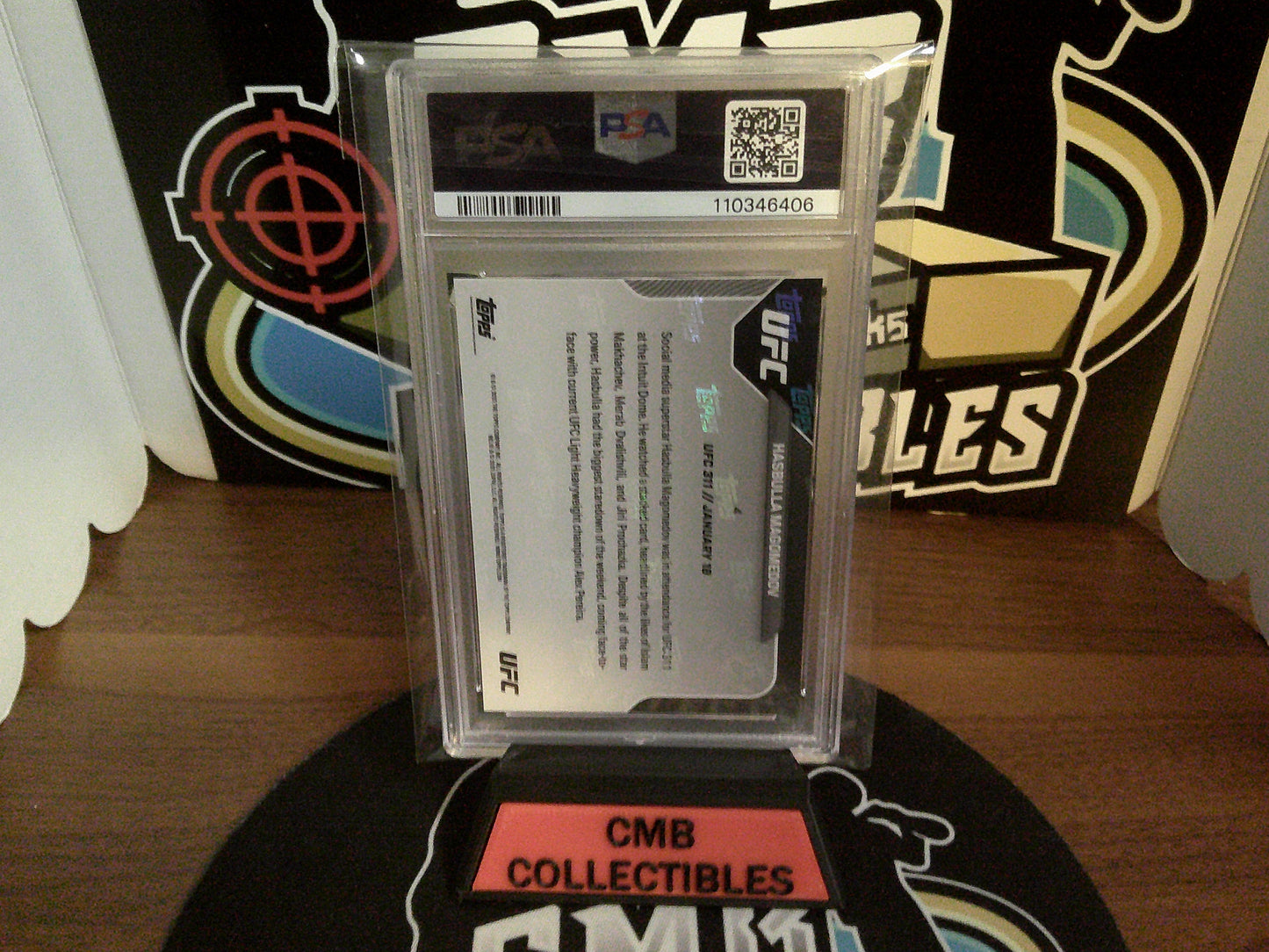 2025 Topps Now UFC Hasbulla Magomedov #4 PSA 9