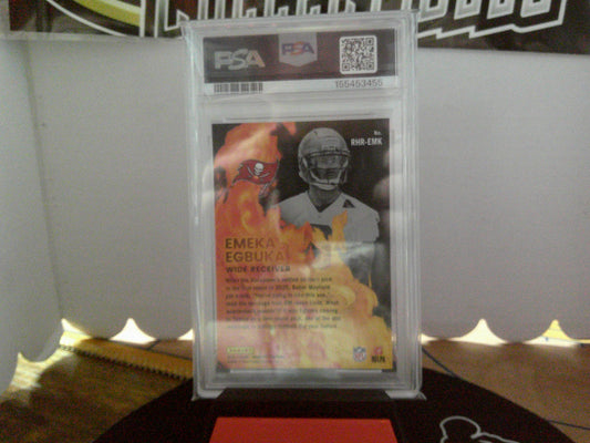 2025 DONRUSS EMEKA EGBUKA RED HOT ROOKIES PSA 10