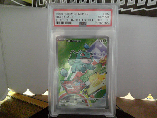 2026 POKEMON FIRST PARTNER BULBASAUR PSA10
