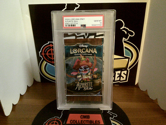 2024 Lorcana EN01 Azurite Sea EN01-Stitch PSA 10