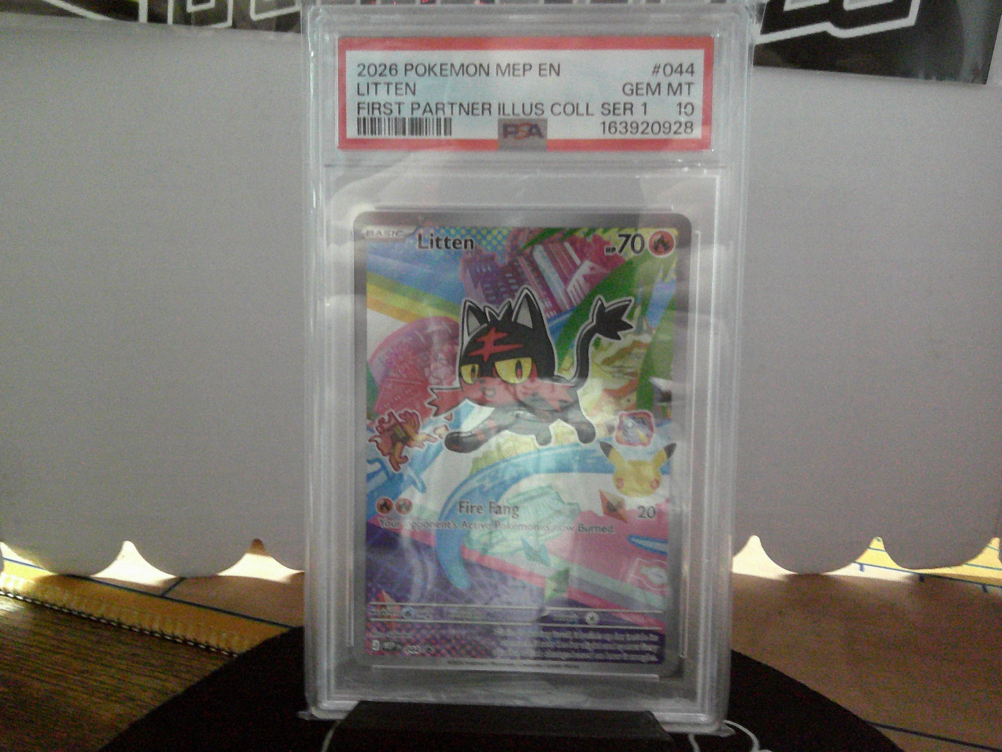 2026 POKEMON FIRST PARTNER LITTEN PSA10