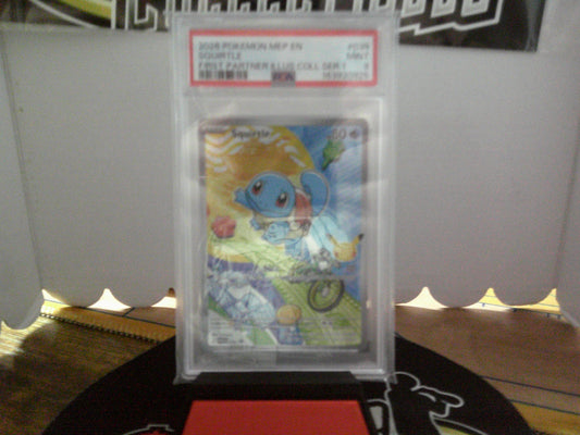 2026 POKEMON FIRST PARTNER SQUIRTLE PSA9