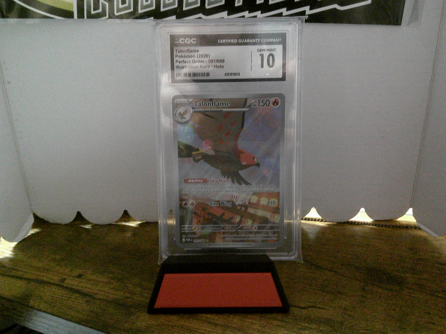 PERFECT ORDER 091/088 TALONFLAME CGC 10