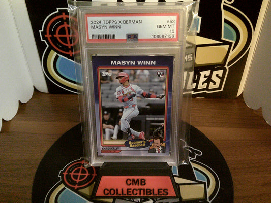 2024 Topps X Berman Masyn Winn #53 PSA 10
