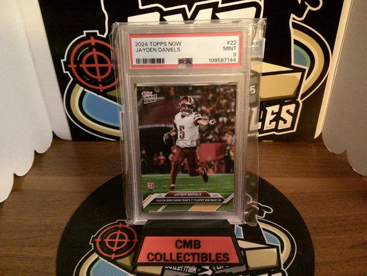 2024 Topps Now Jayden Daniels #22 PSA 9