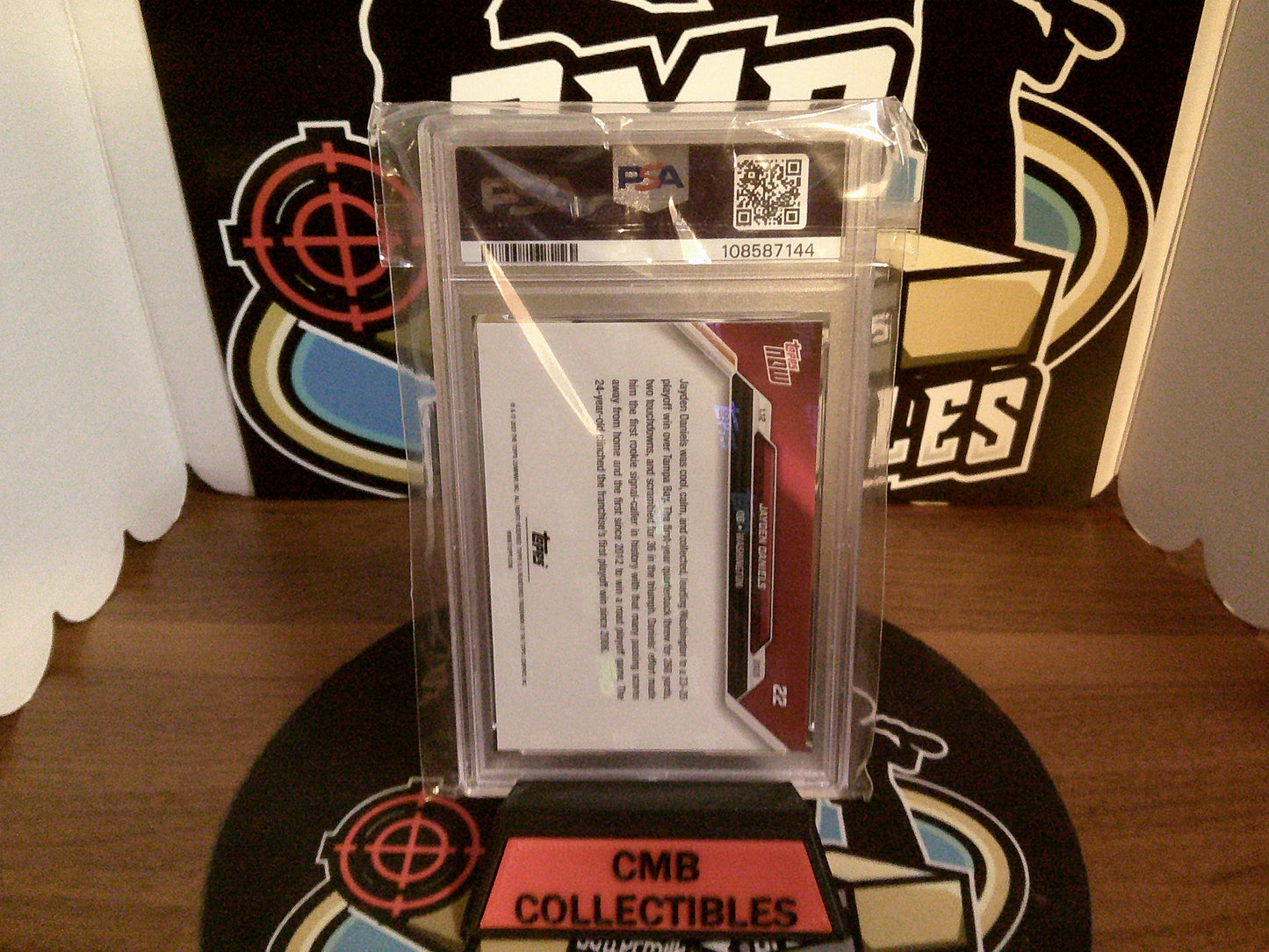 2024 Topps Now Jayden Daniels #22 PSA 9