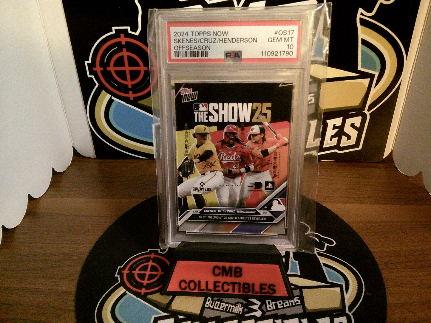 2024 Topps Now Skenes/Cruz/Henderson Offseason #OS17 PSA 10 THE SHOW 2025~