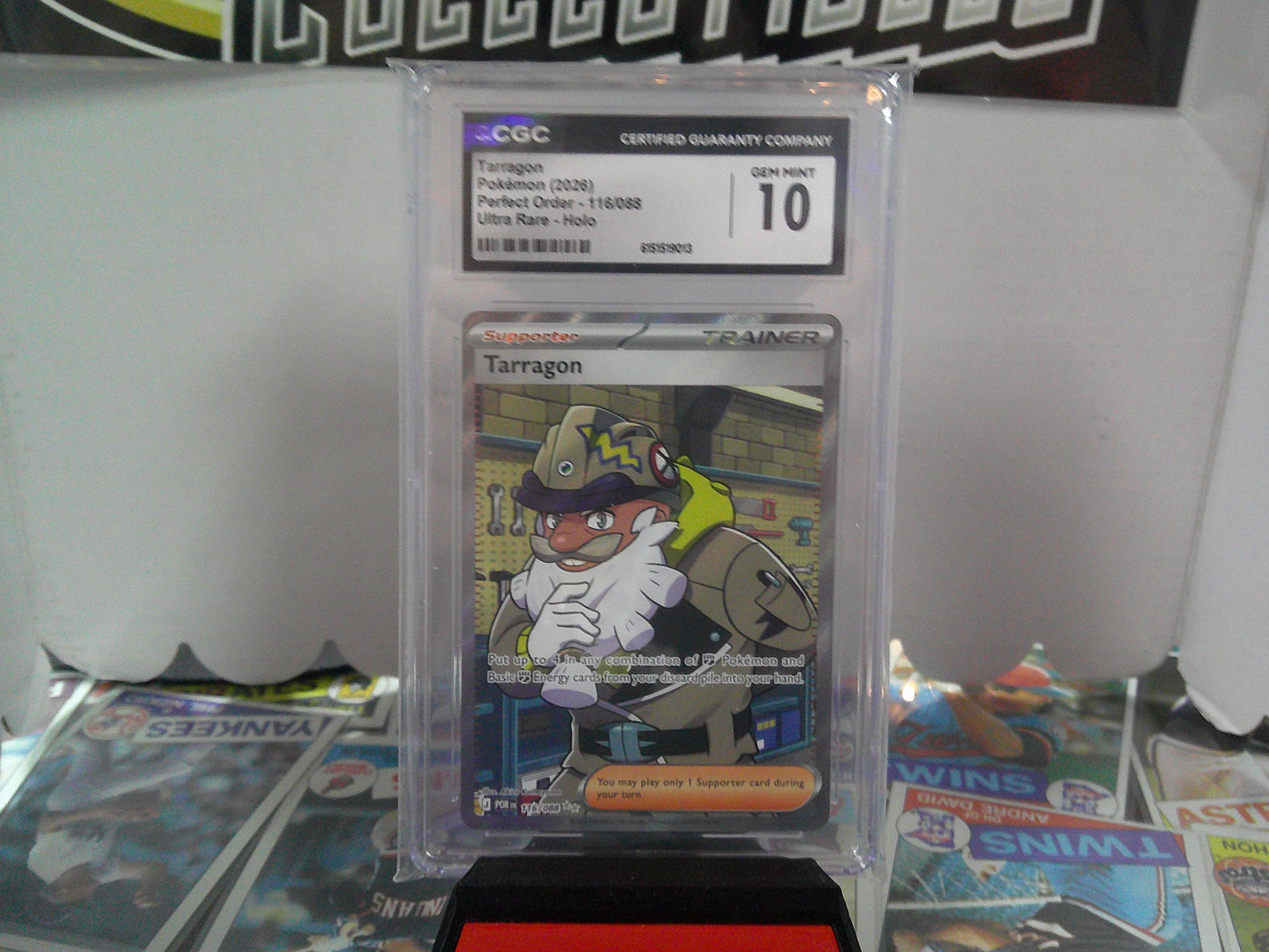 2026 POKEMON TARRAGON POR 116/088 CGC10