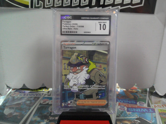 2026 POKEMON TARRAGON POR 116/088 CGC10
