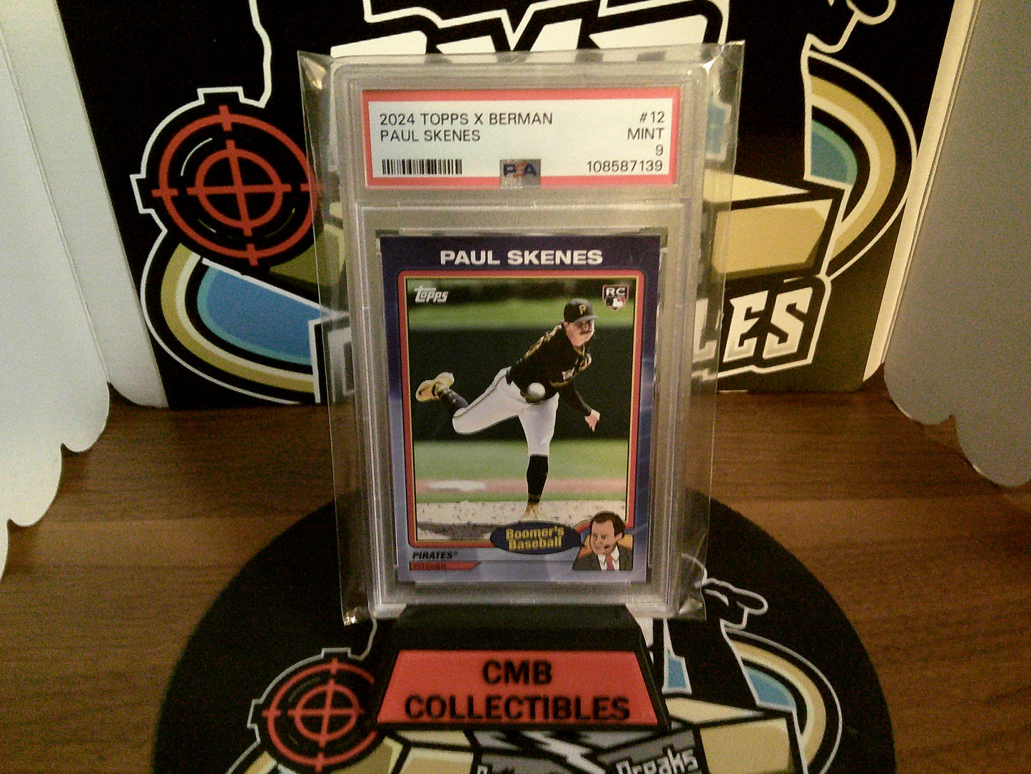 2024 Topps X Berman Paul Skenes #12 PSA 9