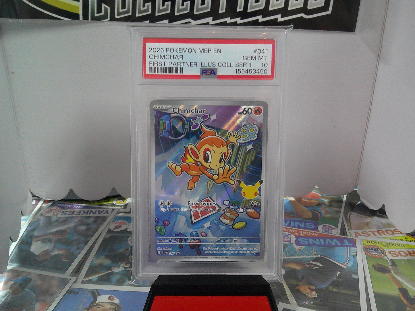 2026 POKEMON CHIMCHAR FIRST PARTNER PSA10