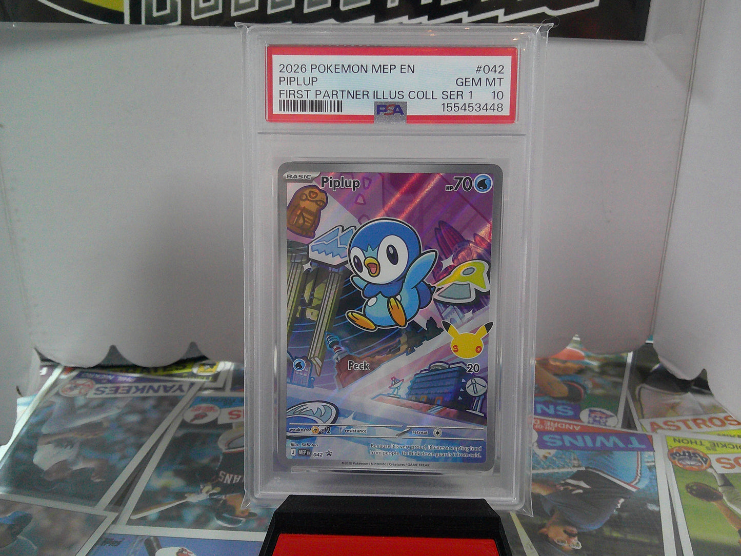 2026 POKEMON PIPLUP FIRST PARTNER PSA10