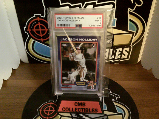 2024 Topps X Berman Jackson Holliday #17 PSA 9
